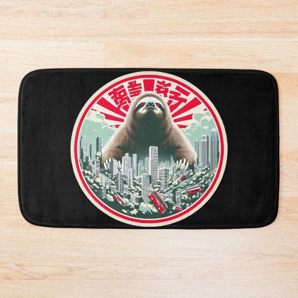 Item preview, Slothzilla in the City designed and sold by QuickSticker.