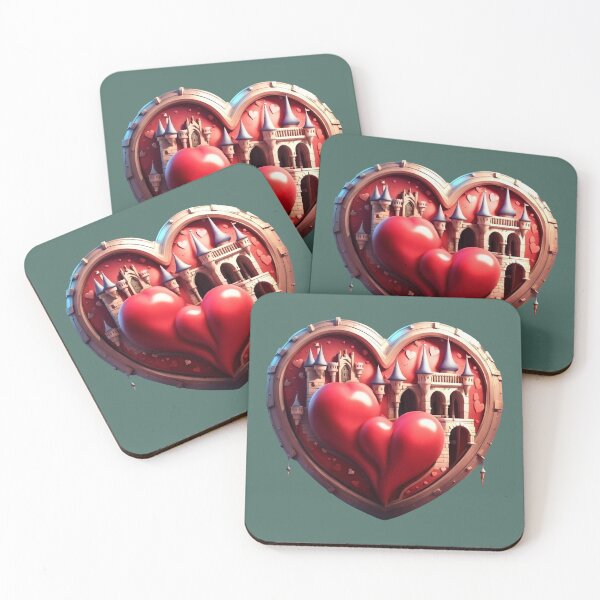 Item preview, Fantasy Castle Heart designed and sold by Digiheart.