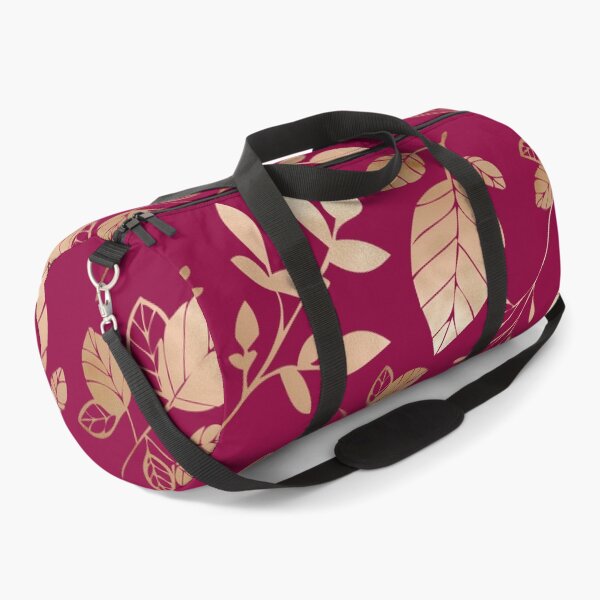 Item preview, Gold Leaves Red Background designed and sold by Jeallan Designs.