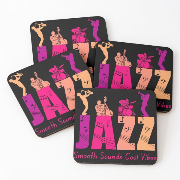 Item preview, Smooth sounds cool vibes quote - Jazz saxophone retro design  designed and sold by wholigans.