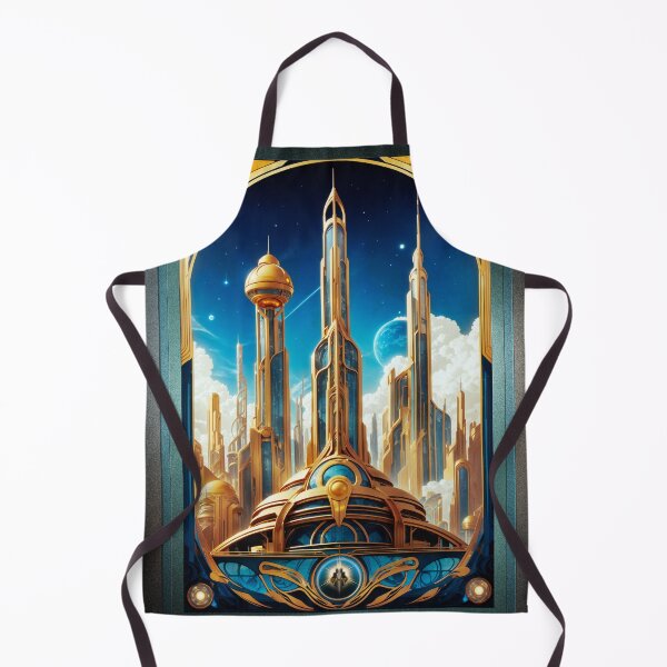 Artikelvorschau, Orbison Metropolis Reiseplakat Kunst Fantasy AI Konzepterstellung von Xzendor7 entworfen und verkauft von Xzendor7 Digital Art Creations.