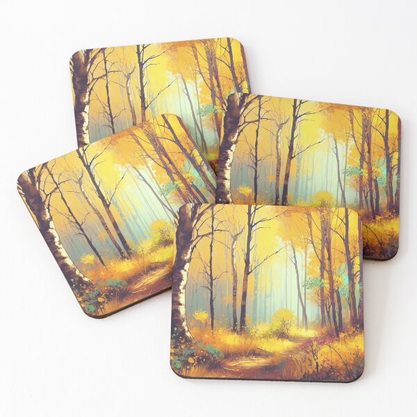Item preview, Golden Grove: A Kaleidoscope of Nature's Palette designed and sold by WhimsyRealm.