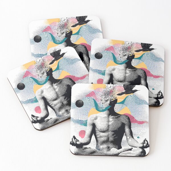 Item preview, Advanced Meditation - Tranquil Art for T-Shirts, Stickers, and Decor designed and sold by AV.