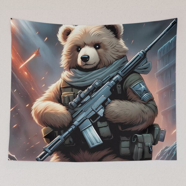 Item preview, Teddy as a soldier designed and sold by Colin Bentham.