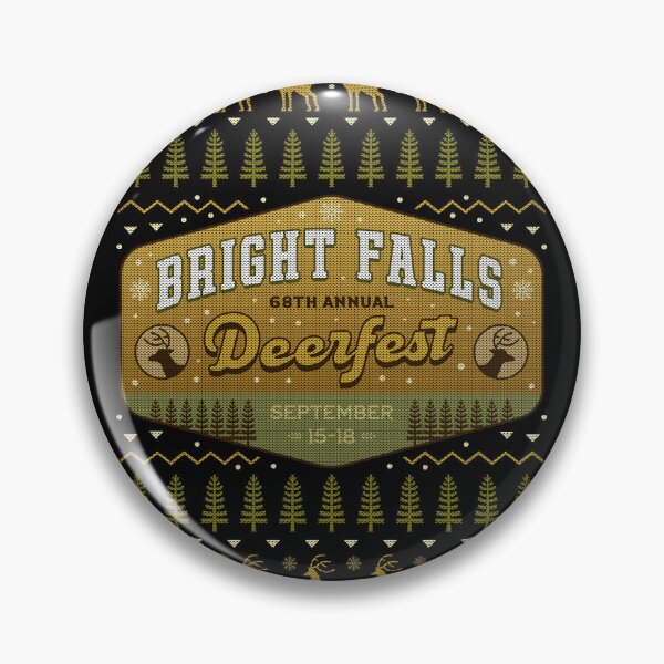 Item preview, Deerfest Bright Falls Ugly Sweater designed and sold by Lagelantee.