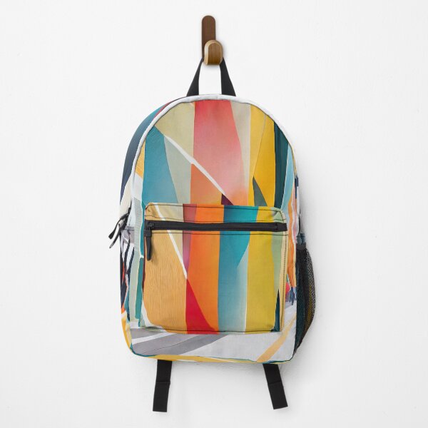 Item preview, Abstract City Painting - Urban Landscape Art Print designed and sold by Hakina-Oh.