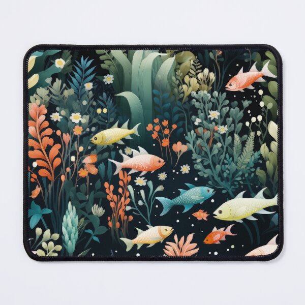 Item preview, Aquatic Garden Tapestry designed and sold by Purr- Paradise.