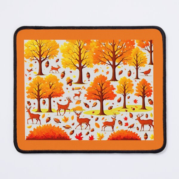 Item preview, Colorful Autumn Forest Print designed and sold by Earth Nature Creations.