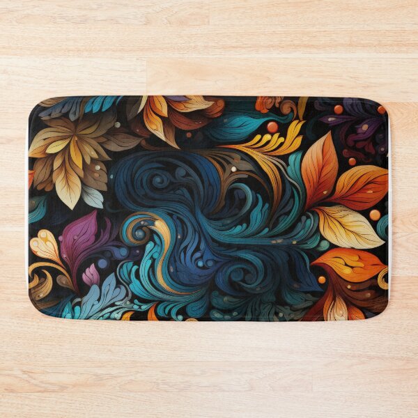 Item preview, Autumnal Whirls and Florals designed and sold by Purr- Paradise.