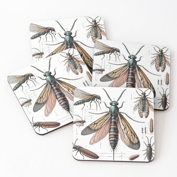 Item preview, WASP / SAWFLY PLATE designed and sold by Myrmarachne.