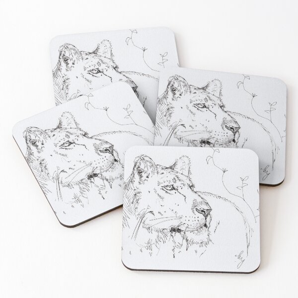 Item preview, Lioness Drawing designed and sold by MikeJory.