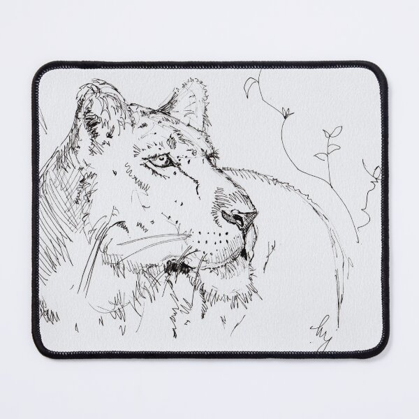 Item preview, Lioness Drawing designed and sold by MikeJory.