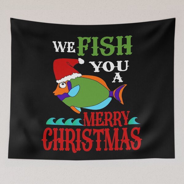 Item preview, We fish you a merry christmas designed and sold by Colorfulman.