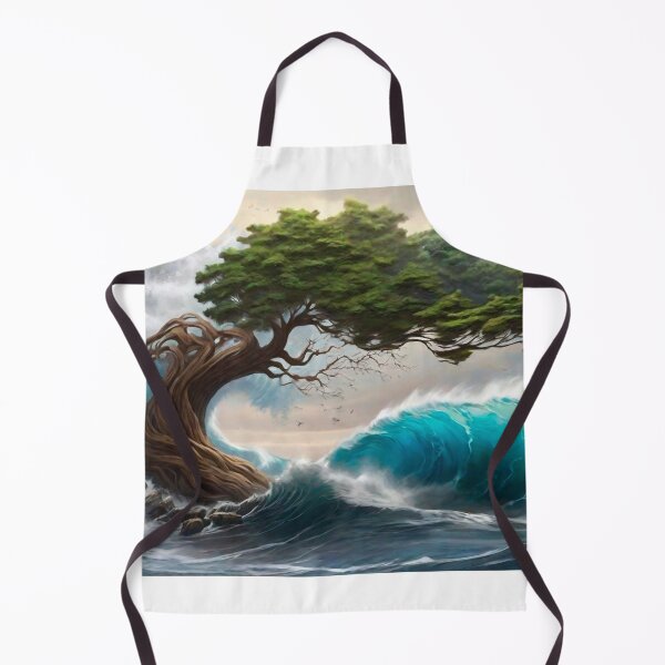 Item preview, Great Wave of Trees designed and sold by OnlyClassicArt.