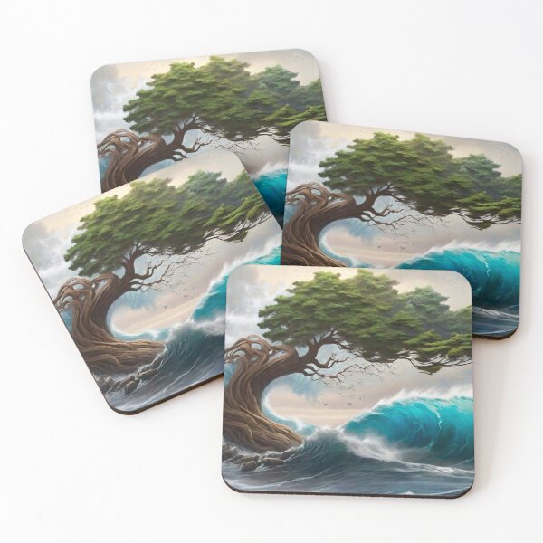 Item preview, Great Wave of Trees designed and sold by OnlyClassicArt.