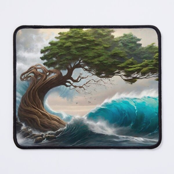 Item preview, Great Wave of Trees designed and sold by OnlyClassicArt.