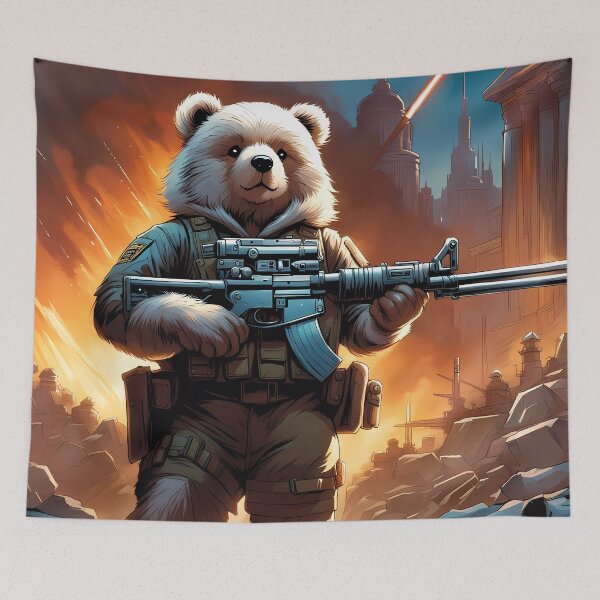 Item preview, Teddy as a soldier designed and sold by Colin Bentham.