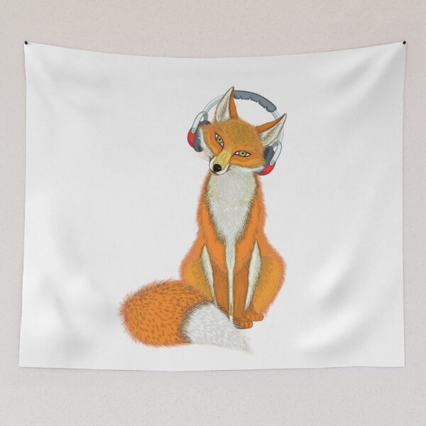 Item preview, Funny Musical Fox  designed and sold by zorkaa1.
