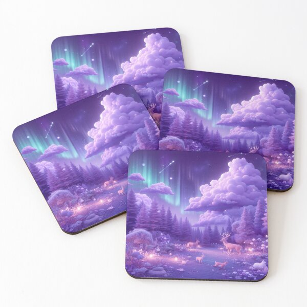 Item preview, Enchanted Violet Night: A Symphony of Colors designed and sold by WhimsyRealm.