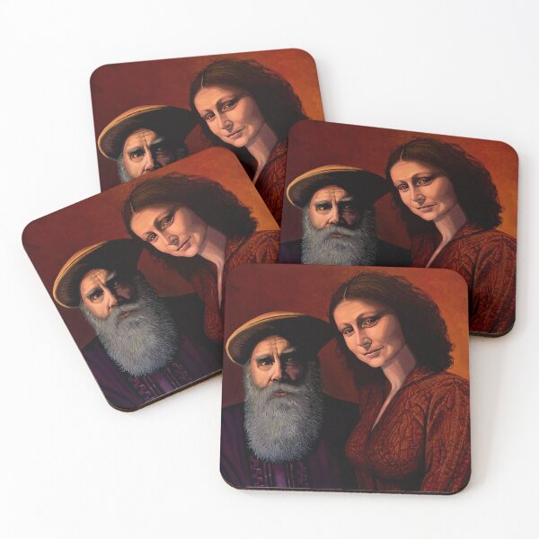 Item preview, Da Vinci and Mona Lisa Painting designed and sold by PaulMeijering.