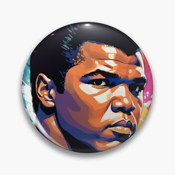 Item preview, Digital portrait inspired by Mohammed Clay on pop art background designed and sold by clon-dot-net.