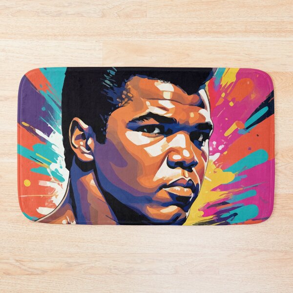 Item preview, Digital portrait inspired by Mohammed Clay on pop art background designed and sold by clon-dot-net.