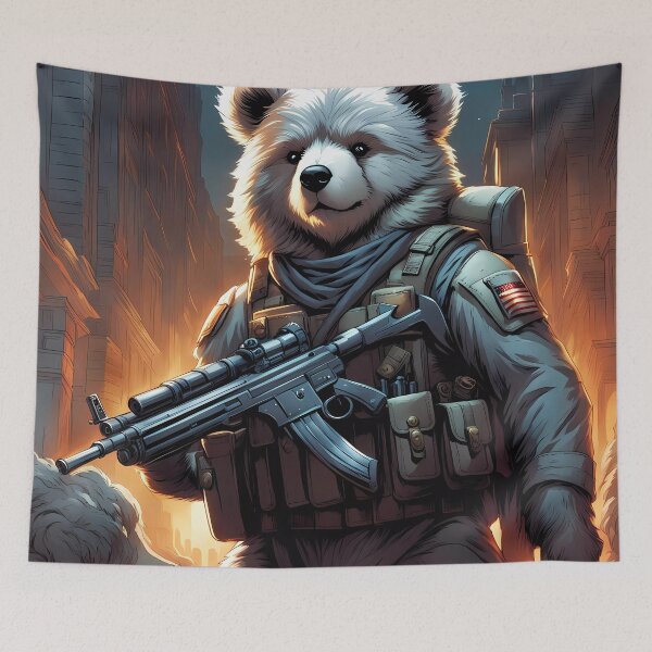 Item preview, Teddy as a soldier designed and sold by Colin Bentham.