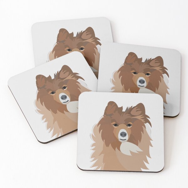 Item preview, Cute Sheltie Dog Art designed and sold by Nisha Prabhu.