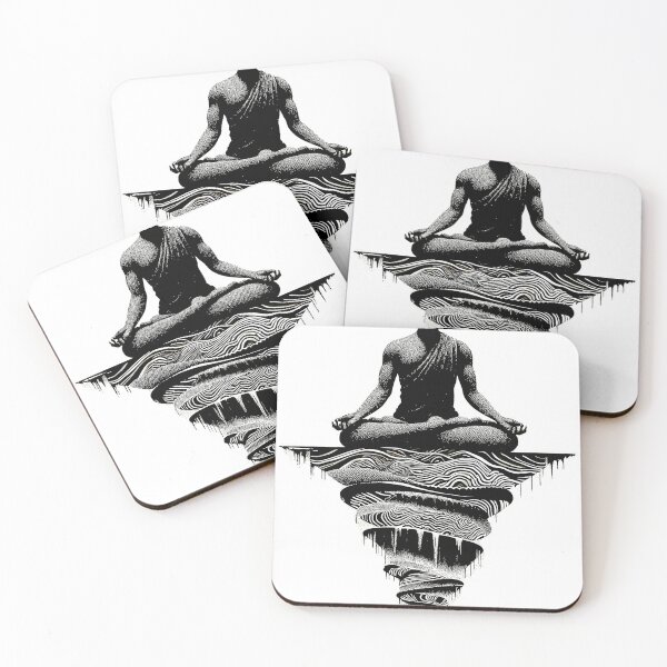 Item preview, Advanced Meditation - Tranquil Art for T-Shirts, Stickers, and Decor designed and sold by AV.