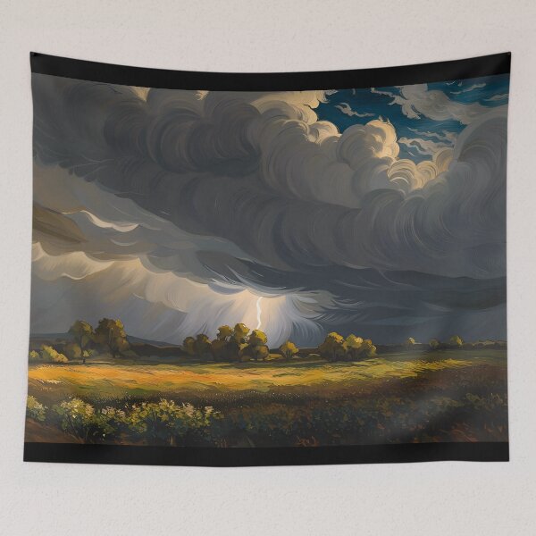 Item preview, Lightning in Giant Storm Cloud, Ai Generated Art  designed and sold by ACC .