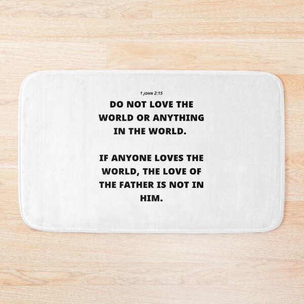 Item preview, 1 John 2:15, Christian phrases, Bible designed and sold by Minimalist Quotes and Sayings.