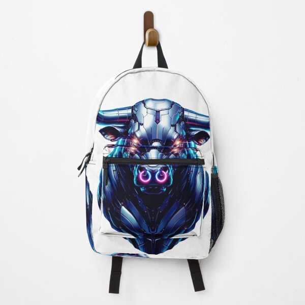 Item preview, Chrome Charge - Neon Bull designed and sold by MrAI-Store.