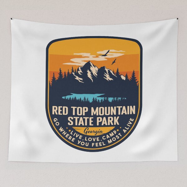 Item preview, Red Top Mountain State Park Georgia GA Badge Forest and Wilderness  designed and sold by mountainfad.