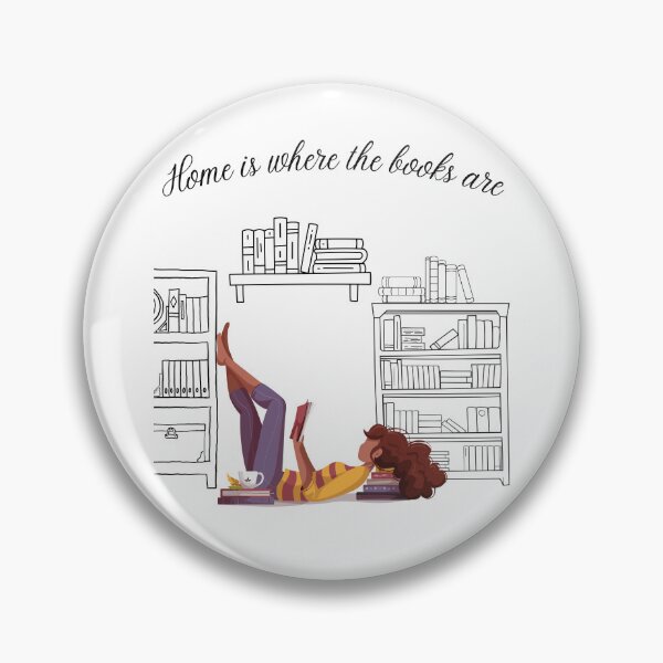Item preview, Home Is Where The Books Are designed and sold by DebbieDoesBooks.