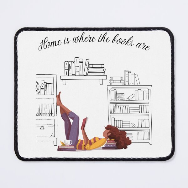 Item preview, Home Is Where The Books Are designed and sold by DebbieDoesBooks.