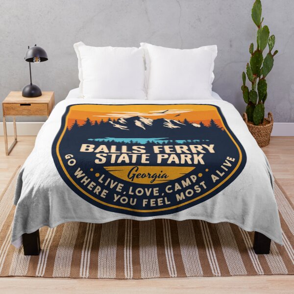 Item preview, Balls Ferry State Park Georgia GA Badge Forest and Wilderness  designed and sold by mountainfad.
