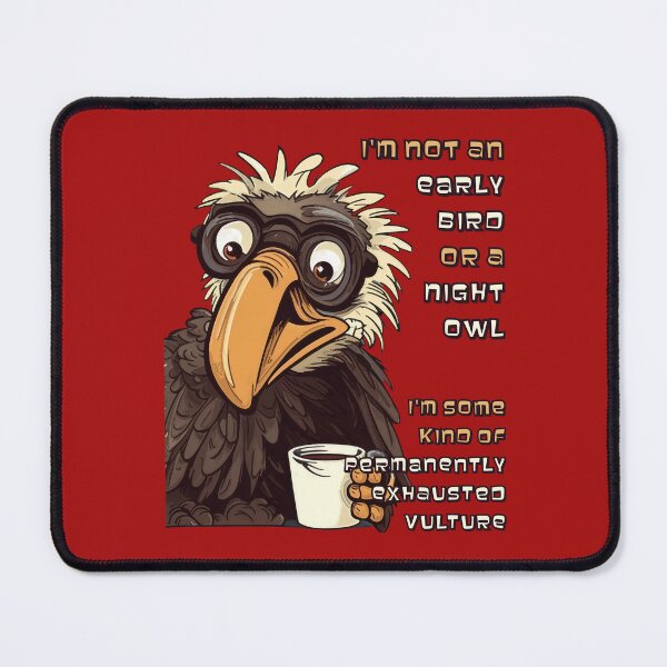 Item preview, I'm not an early bird or a night owl (#09) [Create a set!] designed and sold by SolidEarthArt.