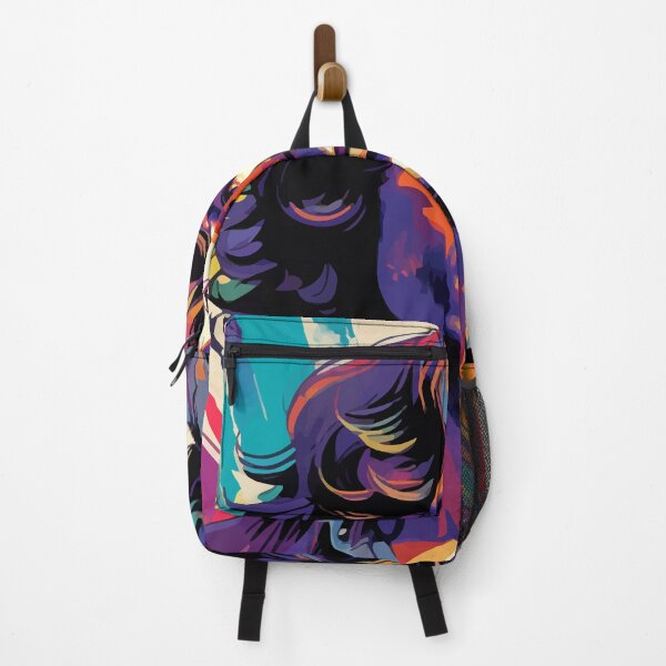 Item preview, Psychedelic digital portrait inspired by Djim Morison on pop art background designed and sold by clon-dot-net.