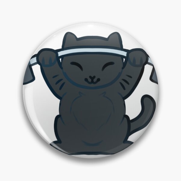 Item preview, Gym buddy cat designed and sold by dinosaurfibi.