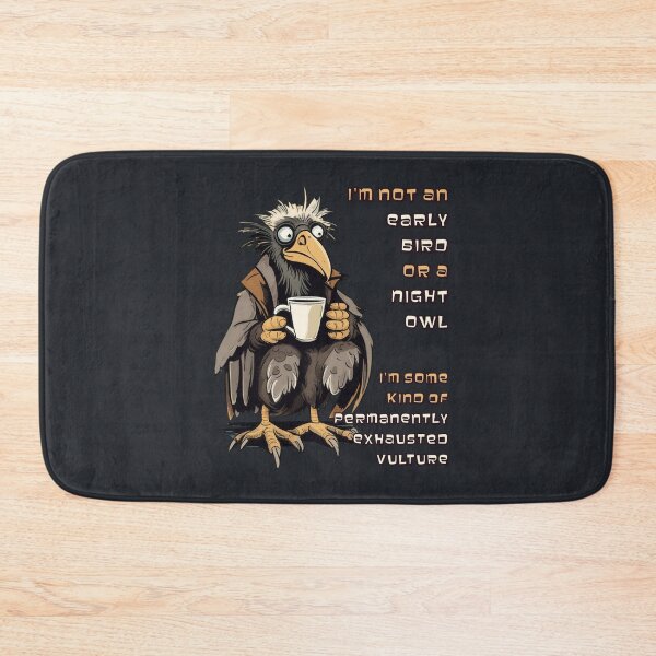 Item preview, I'm not an early bird or a night owl (#11) [Create a set!] designed and sold by SolidEarthArt.