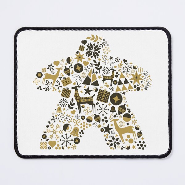 Item preview, Meeple Christmas Mosaic (Clear background) designed and sold by EJTEV.