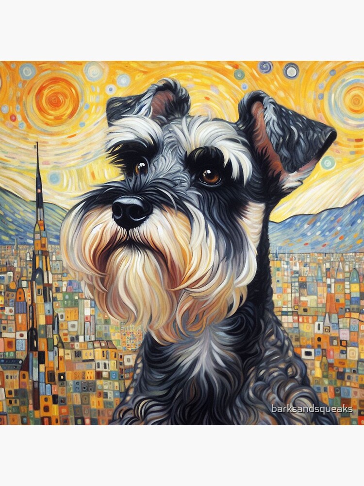 Post Impressionist Art Schnauzer