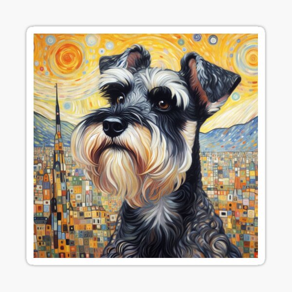 Post Impressionist Art Schnauzer