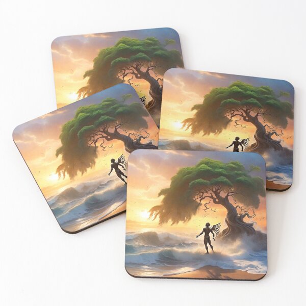Item preview, A Pensative Alien Angel, looking to the Sunset designed and sold by OnlyClassicArt.