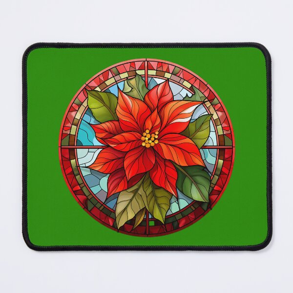 Artikelvorschau, Weihnachtsstern im Buntglas-Weihnachtsornament-Stil entworfen und verkauft von gmatt55.