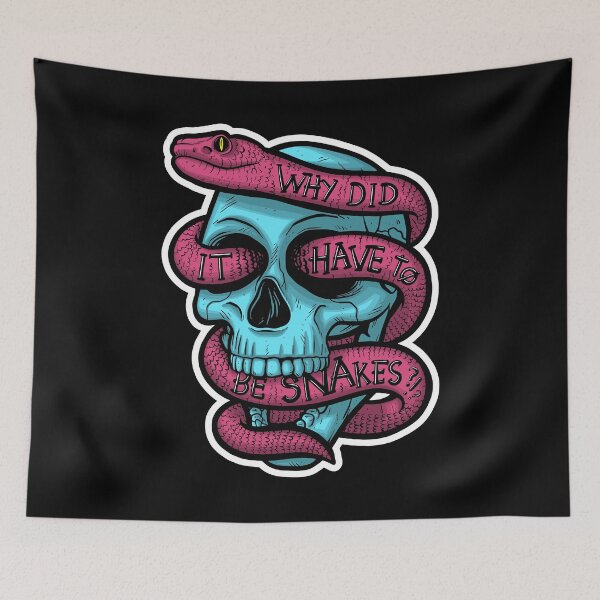Item preview, Why Did It Have To Be Snakes?!? designed and sold by BaddestShirt.