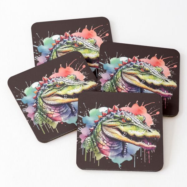 Item preview, Powerful Colorful Crocodile designed and sold by vuslatmedia.