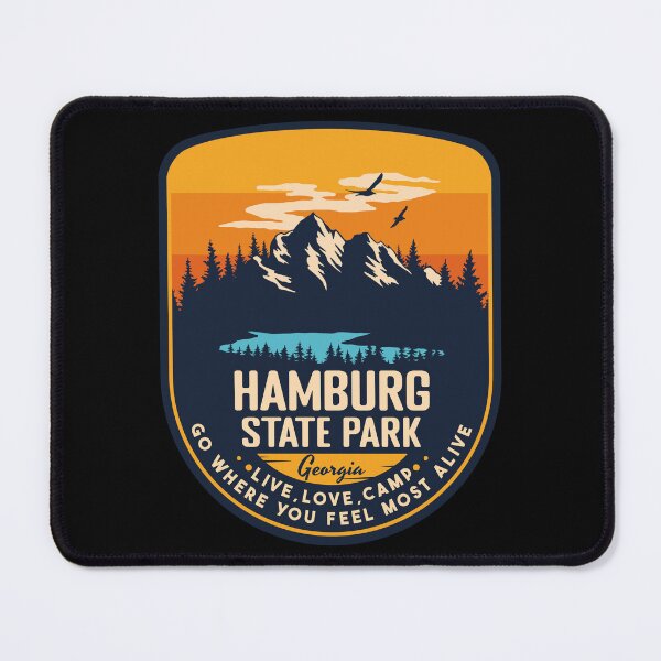 Item preview, Hamburg State Park Georgia GA Badge Forest and Wilderness  designed and sold by mountainfad.