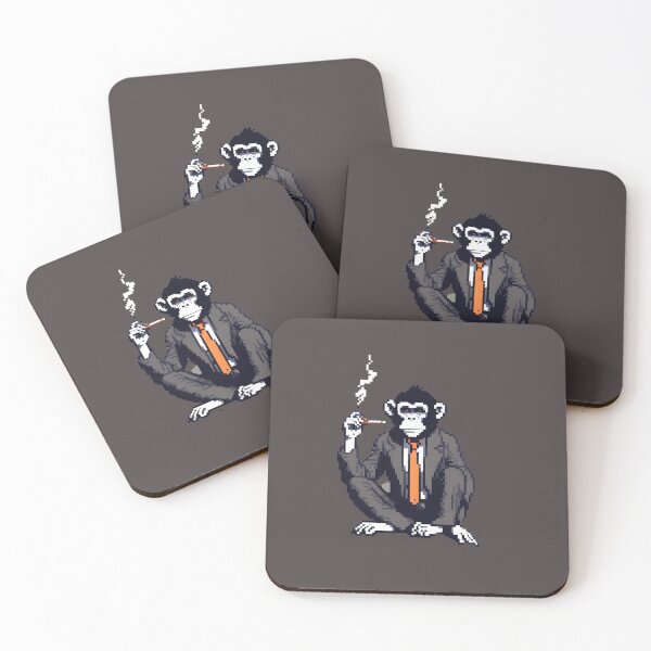 Item preview, monkey pixelart designed and sold by HATIM Belamin.