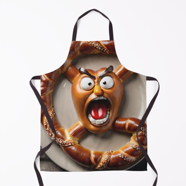 Item preview, Angry Food Series - Angry Salty Pretzel - Funny Mad Angry Food  designed and sold by Butler in the Home.